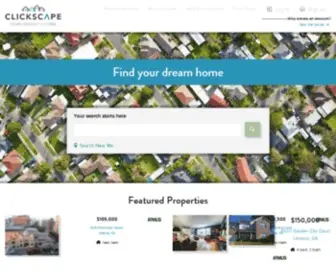 Clickscape.com(Atlanta's Real Estate Search Engine) Screenshot