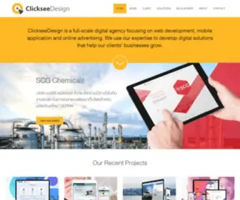 Clickseedesign.com(Web) Screenshot