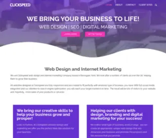 Clickspeed.co.uk(Web Design and Digital Marketing) Screenshot