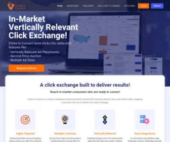 Clickstoconvert.com(Clicks to Convert) Screenshot
