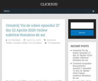 Clicksuds.com(Lumea ta digital) Screenshot