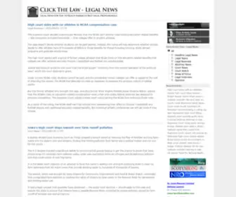 Clickthelaw.com(Click The Law) Screenshot