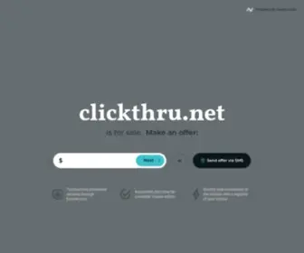 Clickthru.net(clickthru) Screenshot