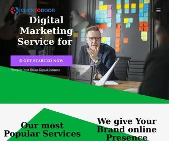 Clicktodoor.com(Digital Marketing Agency for Small Business) Screenshot