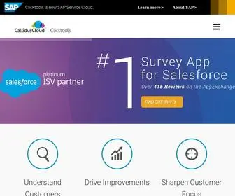 Clicktools.com(Enterprise Survey Software) Screenshot
