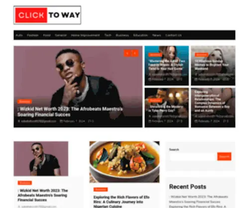 Clicktoway.com(Your Key To Success) Screenshot