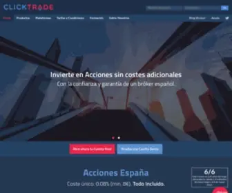 Clicktrade.es(Broker Online de Acciones) Screenshot