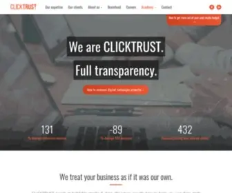 Clicktrust.be(Clicktrust) Screenshot