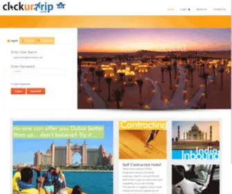 Clickurtrip.com(Click Your Trip) Screenshot