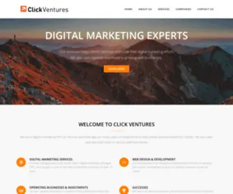 Clickventures.com(Click Ventures) Screenshot