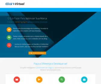 Clickvirtual.marketing(Click Virtual Marketing Digital) Screenshot