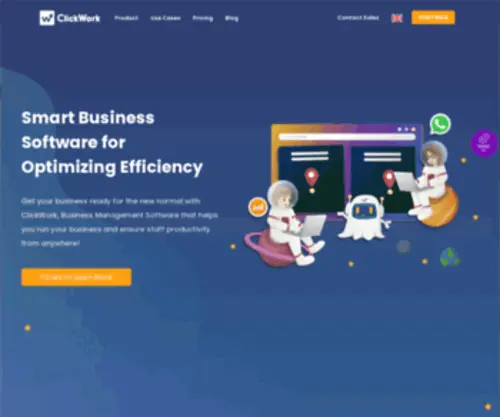 Clickwork.co(Smart Business Software for All Businesses) Screenshot