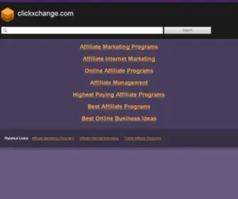 ClickXchange.com(Performance marketing) Screenshot
