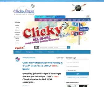 Clicky.buzz(ClickyBuzz & CrossPromote.Click Takes SocialMedia) Screenshot