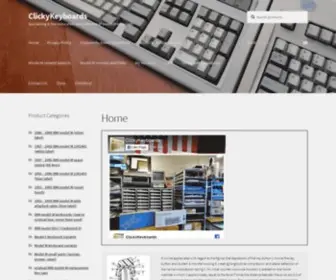 Clickykeyboards.com(Specializing in the restoration and collection of model M keyboards) Screenshot