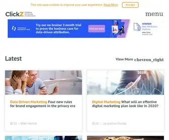 Clickz.com(Homepage) Screenshot