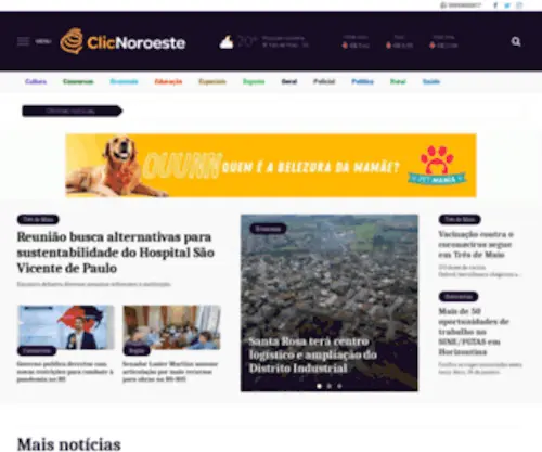 Clicnoroeste.com(Clicnoroeste) Screenshot