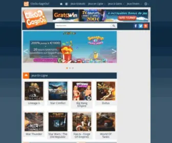 Clicou-Gagnou.com(Guide de Jeux Gratuits en ligne) Screenshot