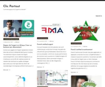 ClicPartout.net(Comment gagner de l'argent sur Internet) Screenshot