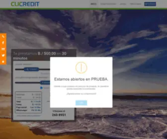 Clicredit.com(CliCREDIT Panamá) Screenshot