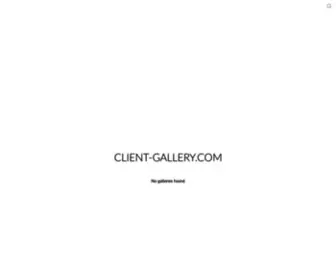 Client-Gallery.com(Event galleries by) Screenshot