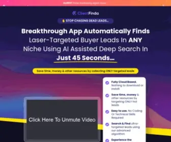 Clientfinda.com(ClientFinda Commercial) Screenshot