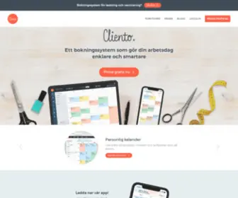 Cliento.com(Bokningssystemet som är enkelt och smart) Screenshot