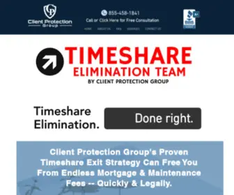 Clientprotectiongroup.com(Cancel Your Timeshare Fast) Screenshot