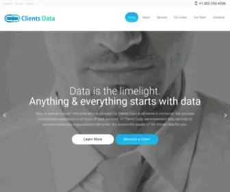 Clientsdata.com(We provide Data Management) Screenshot