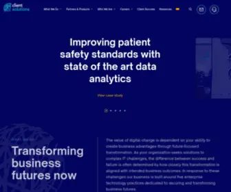 Clientsolutions.com(Discover how Client Solutions) Screenshot
