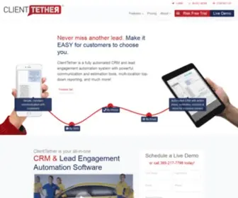 Clienttether.com(Cpa firm) Screenshot