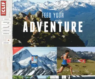 Clifbar.be(Clif Bar & Company) Screenshot