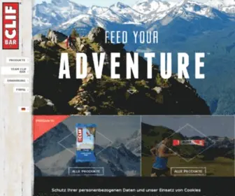 Clifbar.de(Clif Bar & Company) Screenshot