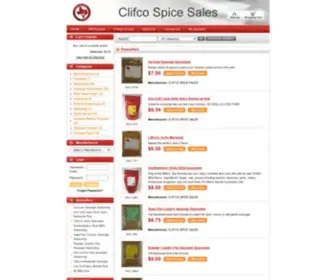 Clifcospicesales.com(Clifco Spice Sales) Screenshot