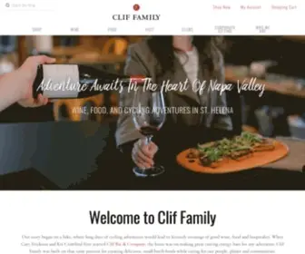 Cliffamily.com(Clif Family Winery) Screenshot