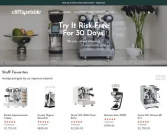 Cliffandpebble.com(Espresso Machines l 365) Screenshot