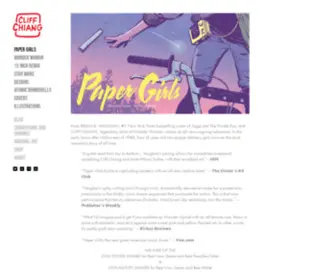 Cliffchiang.com(Cliff Chiang) Screenshot