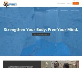 Cliffhangerclimbing.com(Cliffhanger Climbing Gym) Screenshot