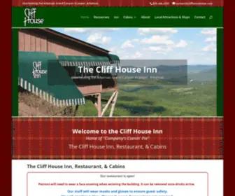 Cliffhouseinnar.com(The Cliff House Inn of Jasper) Screenshot