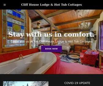 Cliffhouselodge.net(Red Rocks) Screenshot