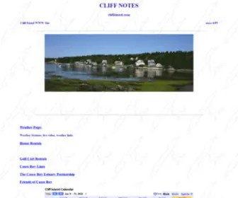 Cliffisland.com(Cliff Island) Screenshot