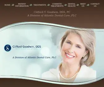 Cliffordtgoodwindds.com(Dentist in Newport News) Screenshot