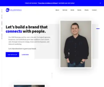 Cliffpro.co(Let’s build a brand) Screenshot