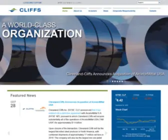 Cliffsnaturalresources.com(Q4 Web Site Development) Screenshot