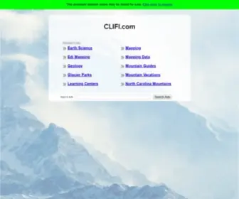 Clifi.com(CLIMATE SOLUTIONS) Screenshot