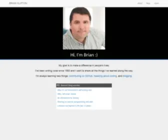 Clifton.io(Brian Clifton) Screenshot