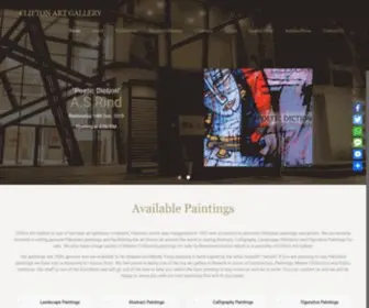 Cliftonartgallery.com(Clifton Art Gallery Karachi) Screenshot