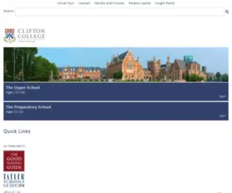 Cliftoncollege.com(Clifton College) Screenshot