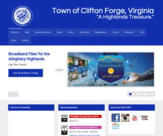 Cliftonforgeva.gov(Clifton Forge) Screenshot