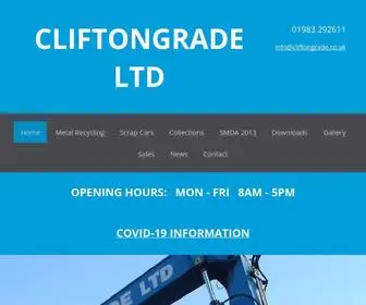 Cliftongrade.co.uk(Scrap metal processing in Cowes by Cliftongrade Ltd) Screenshot